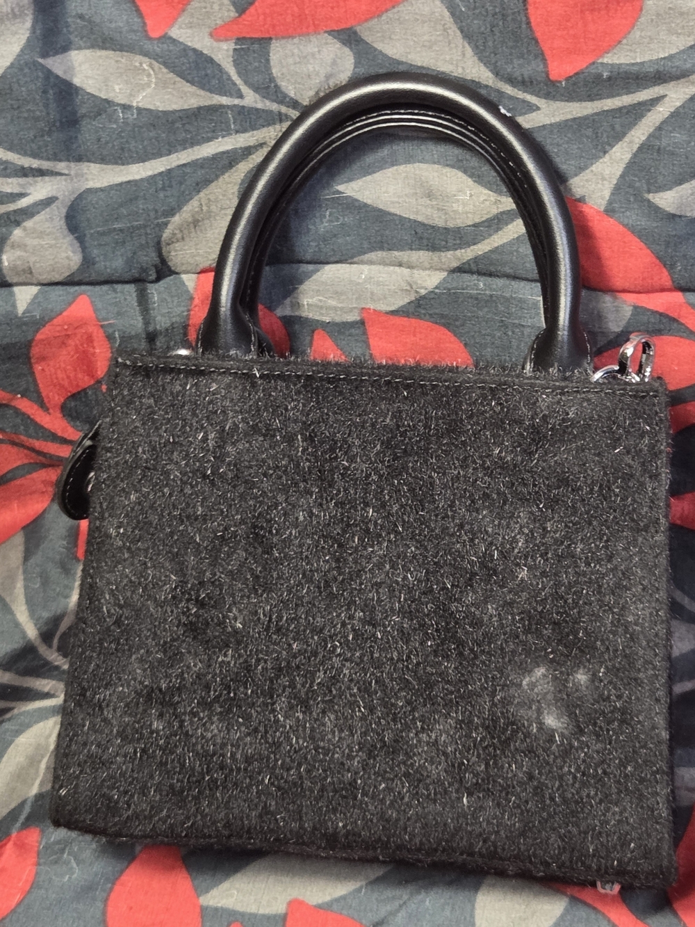 Black Mini Top-Handle Bag - Picture 2 of 6